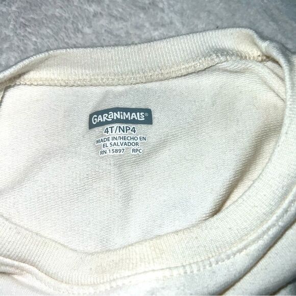 Garanimals Toddler Girl French Terry Graphic Sweatshirt 0516K - Picture 6 of 7